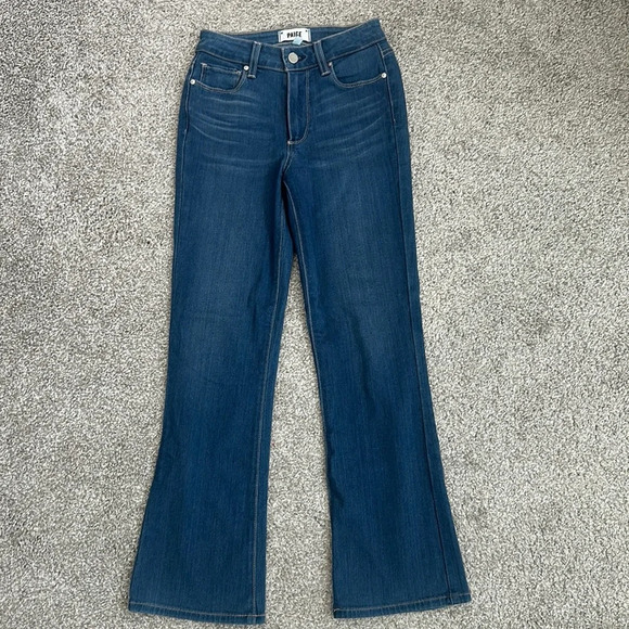 PAIGE Women's Blue Ankle & Cropped Jeans - Picture 1 of 5